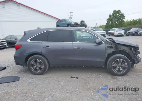 2018 Acura Mdx z USA, uszkodzony, nr VIN 5J8YD4H35JL012269